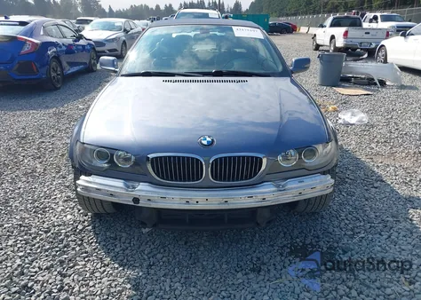 2004 BMW 325Ci из США, поврежденный, VIN WBABW33454PL32274